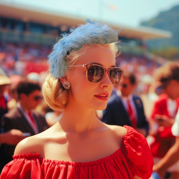 Fancy Feather Fascinator Vintage Hat - Picture 7 of 7